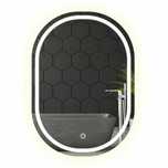 LUSTRO ŁAZIENKOWE ścienne owalne podświetlane led oval 80x60