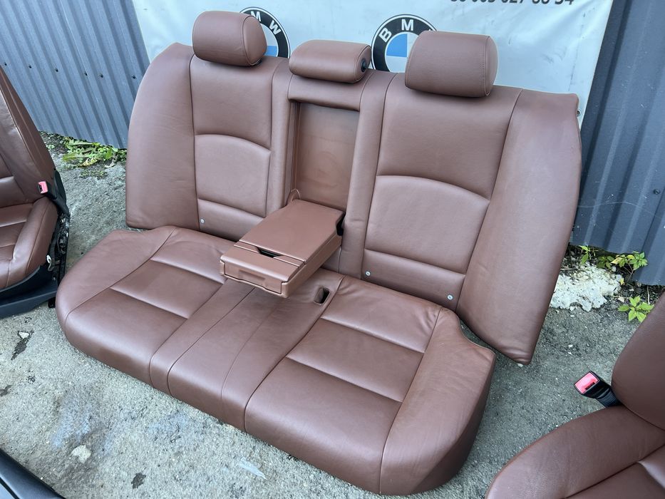 Салон bmw f10 коричнево-рудий монітори підігрів