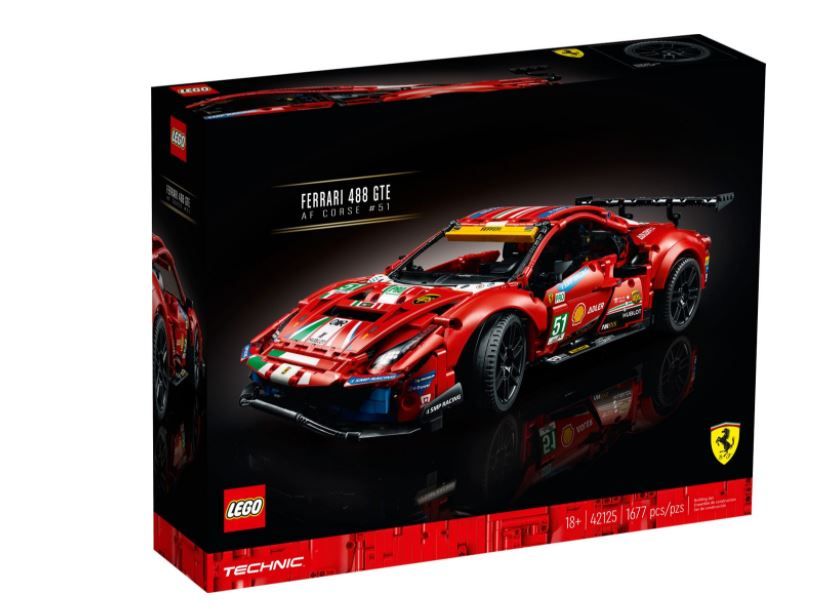 Lego Technic 42125 Ferrari 488 GTE AF Corse #51