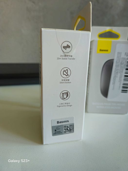 Myszka bezprzewodowa Baseus F01B sensor laserowy