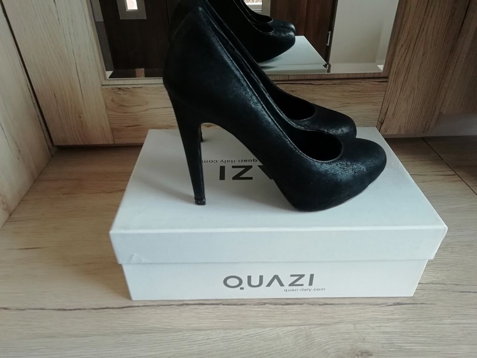 Czarne buty szpilki Quazi 37 Polecam