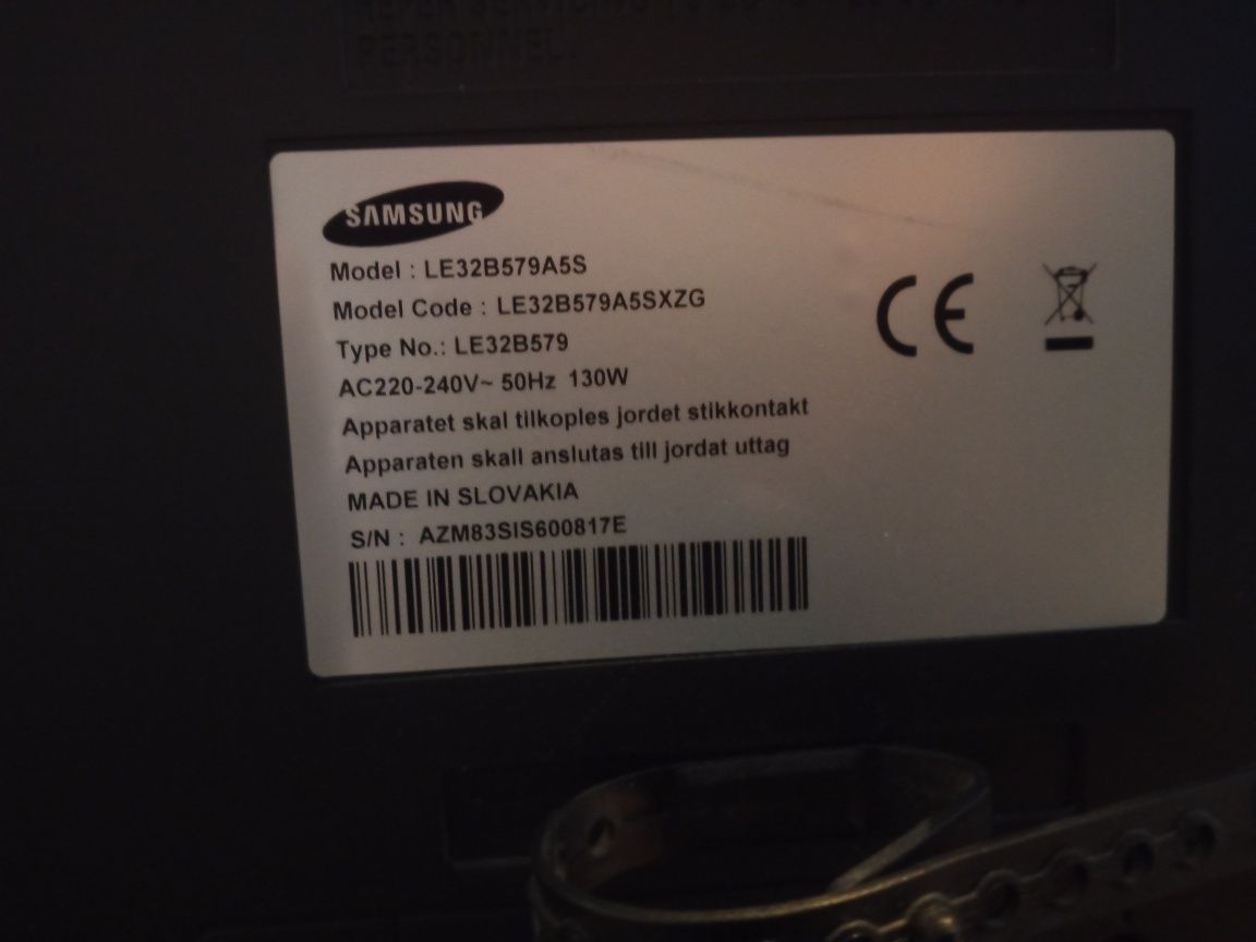 Telewizor Samsung 32" LE32B579A5S MPEG4