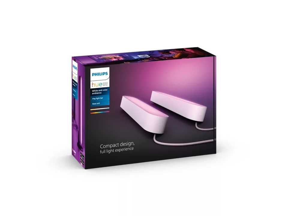 Kit 2 Barras de Luz inteligente PHILIPS HUE Play Branco