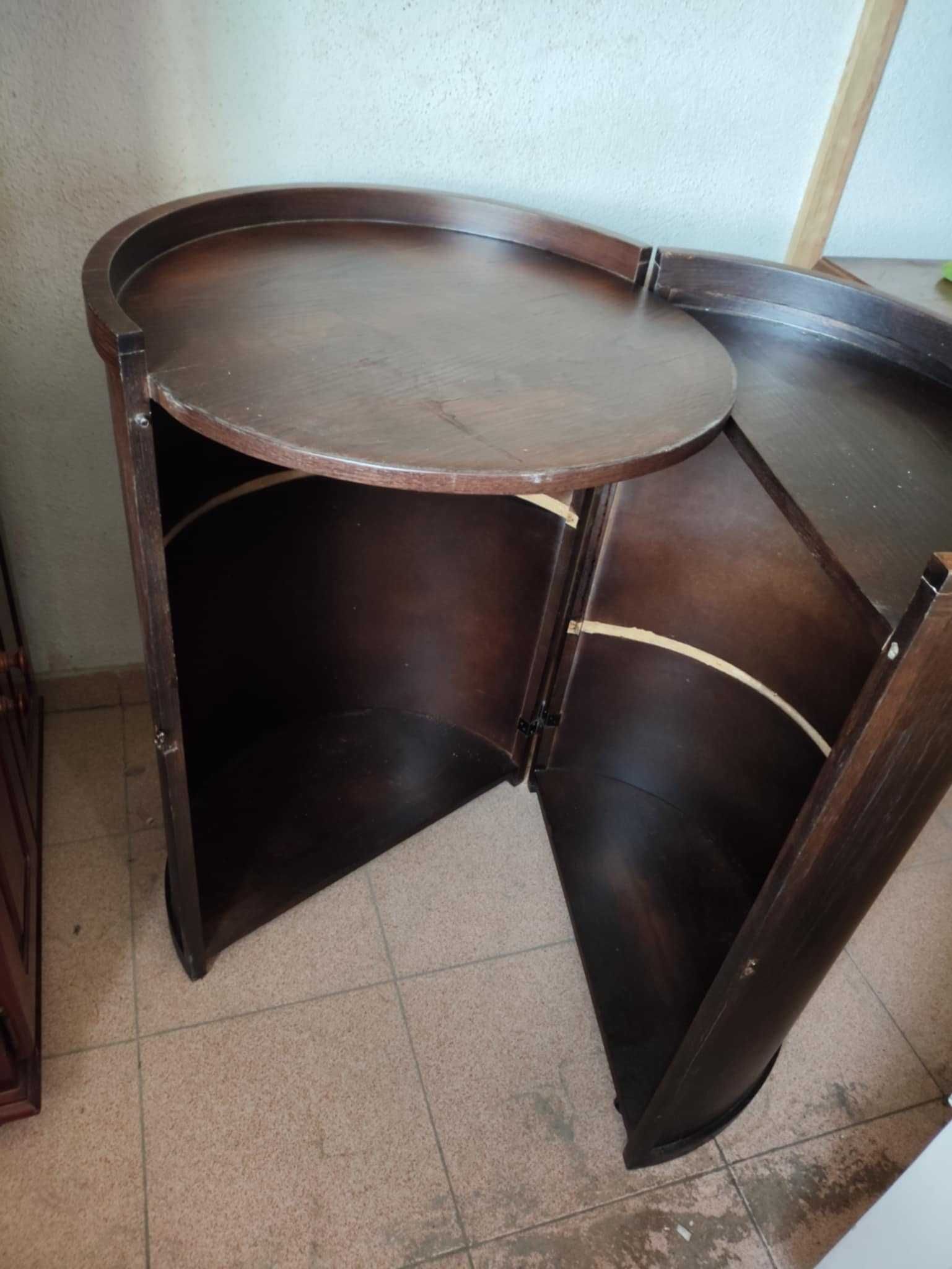 bar vintage redondo para restasurar sem parteleiras