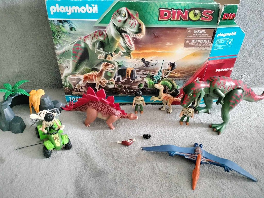 Zestaw dinozaury playmobile