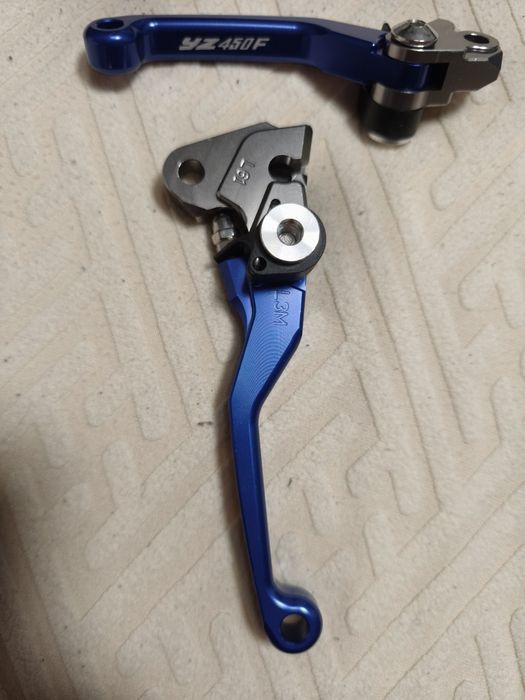 Manetes de freio e embreagem em alumínio CNC para motocross Yamaha YZ4