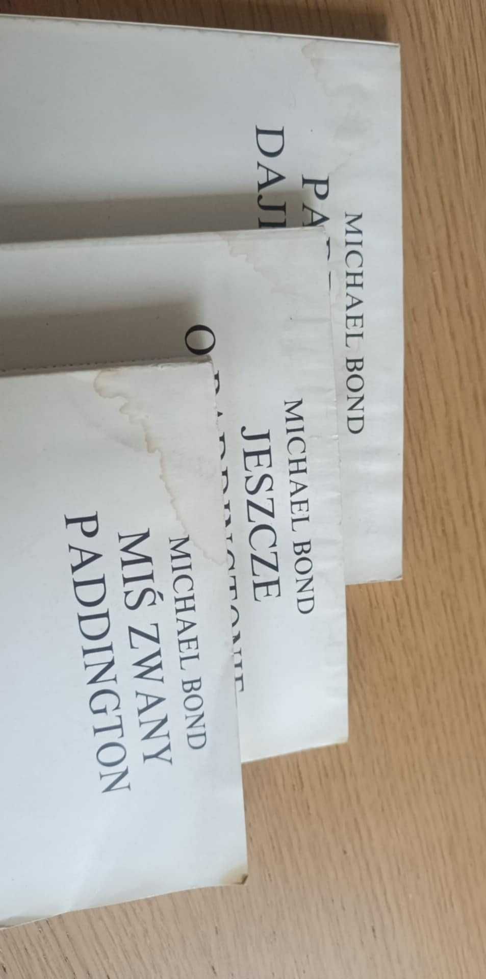 zestaw PAKA 3x książka o misiu Paddingtonie