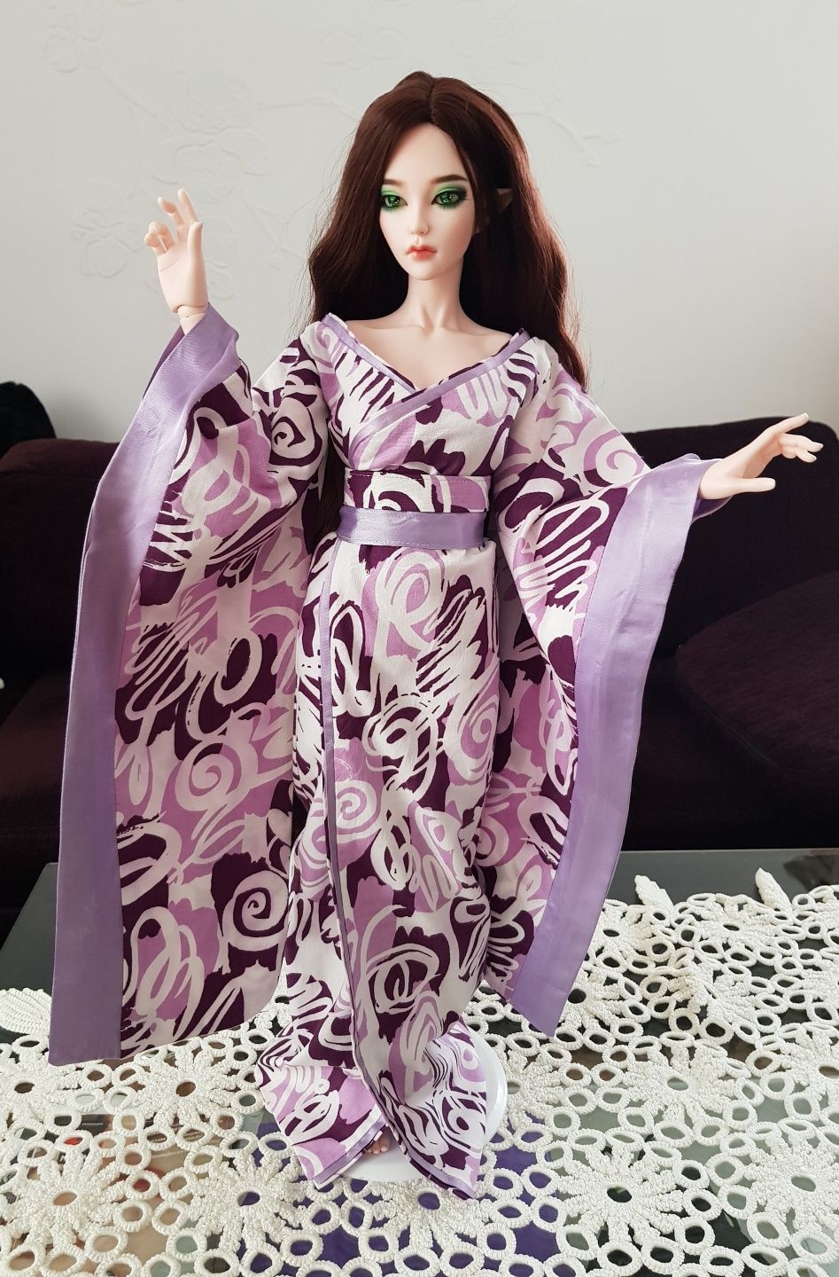 Kimono yukata na lalki bjd SD