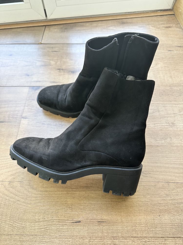 Botas Zara n.40 cor preto