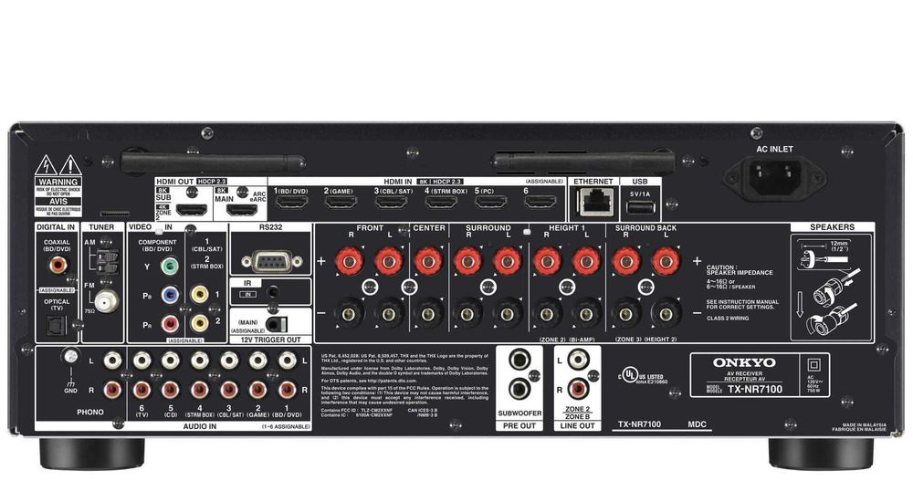 Onkyo TX-NR7100 amplituner sprawdź szczegóły