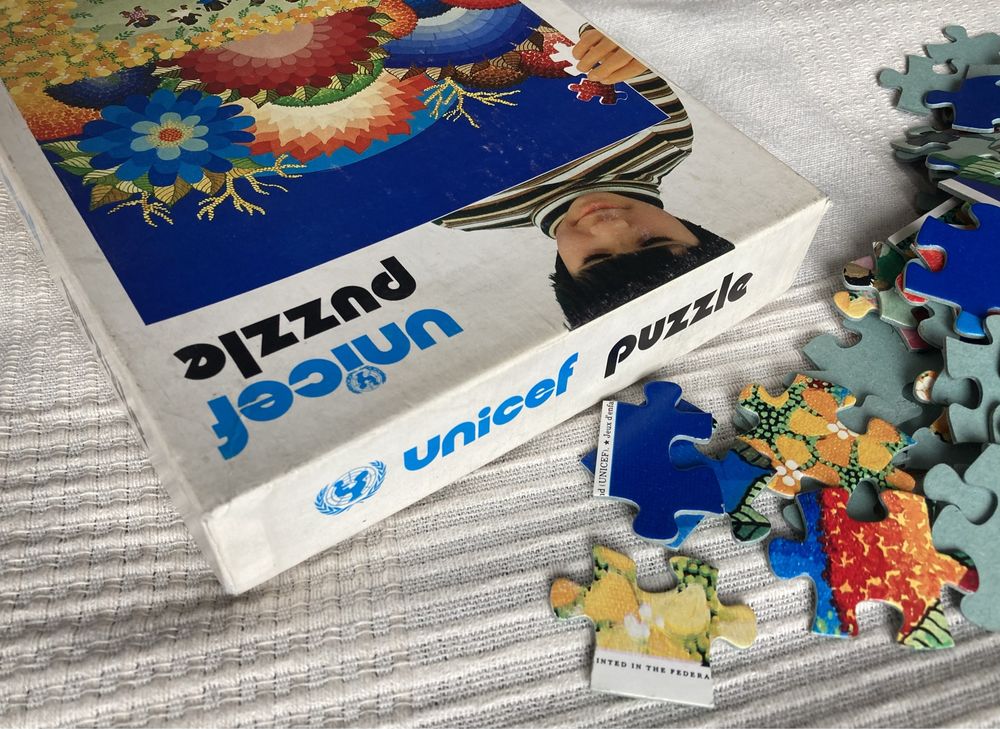Puzzle Unicef PRL 45x45cm, 196 elementów