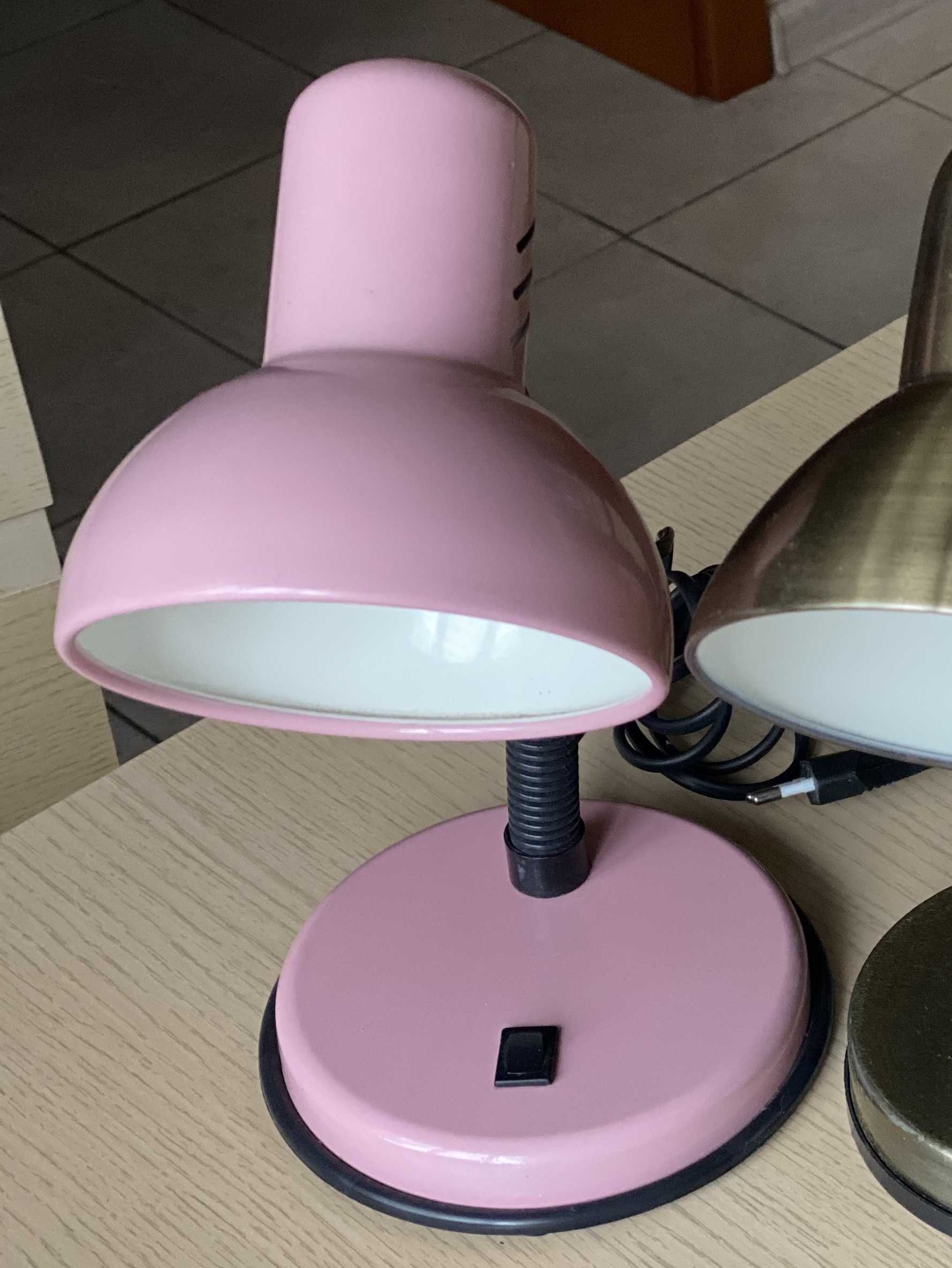 Настольная лампа розовая