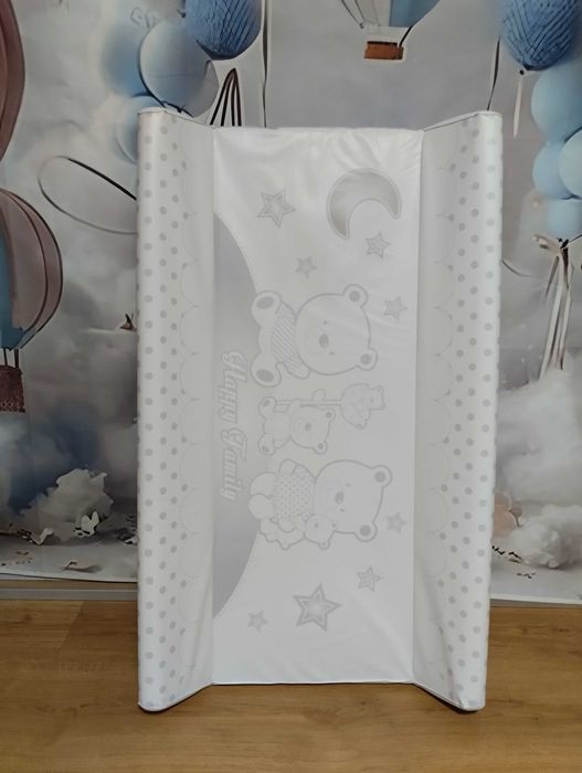 Przewijak miękki na komodę mata Italbaby 81/49 cm Happy Family szary