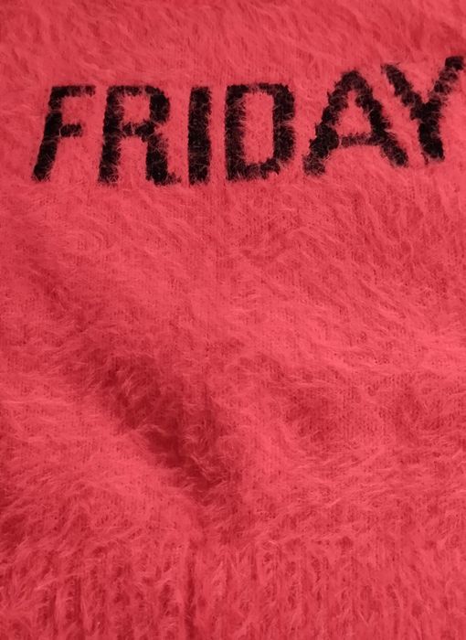 Sweter krótki, włochaty