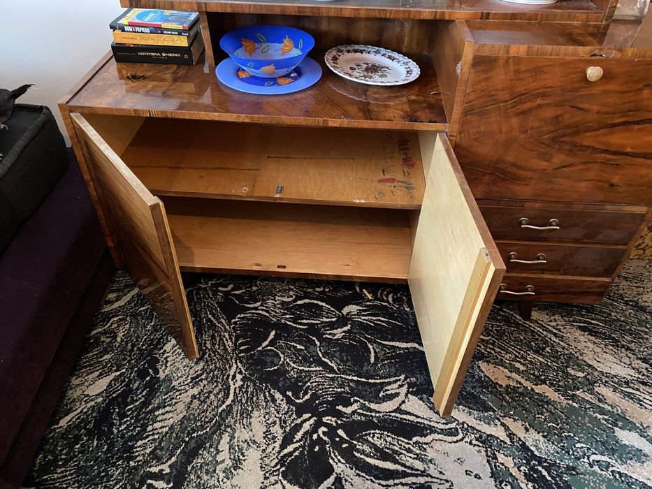 Kredens drewniany meble kalwaryjskie lata 70