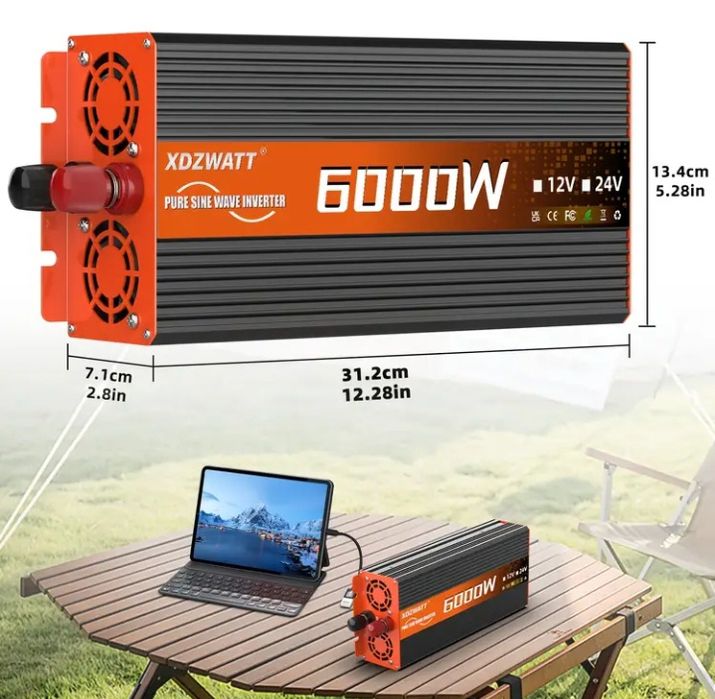 Перетворювач від акамулятора 4500/6000w