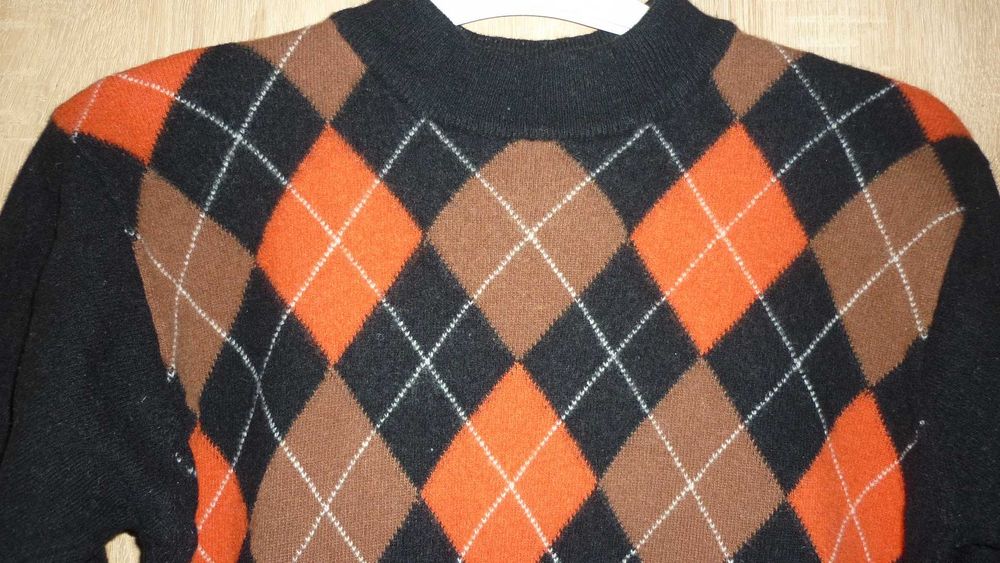 Debenhams- wełniany damski sweter dłuższy r; S