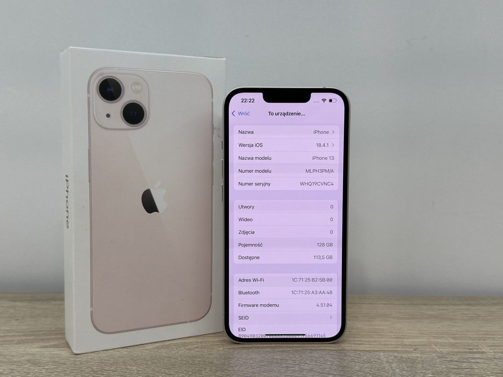 iPhone 13 128GB 80% aparat 0.5x problem