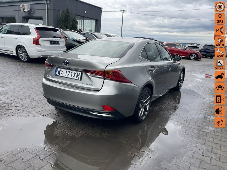 Lexus IS IS300H F Sport Automat Podgrzewanie Skóra Kamera 220KM