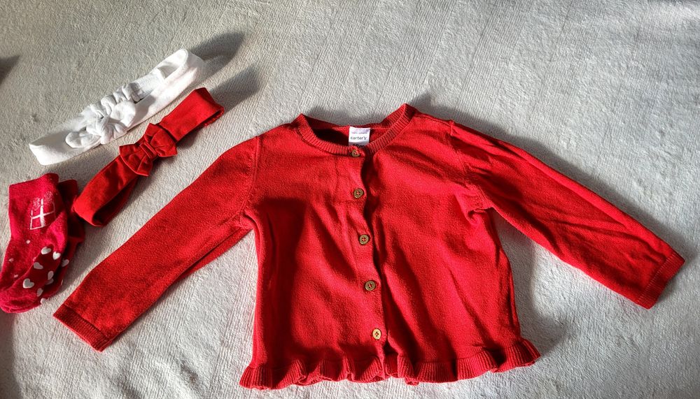 Świąteczny komplet, minnie, sukienka, body leginsy dla dziewczynki