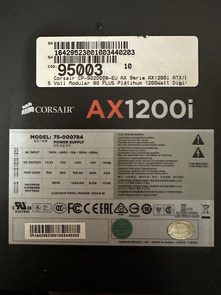 Corsair  AX1200l