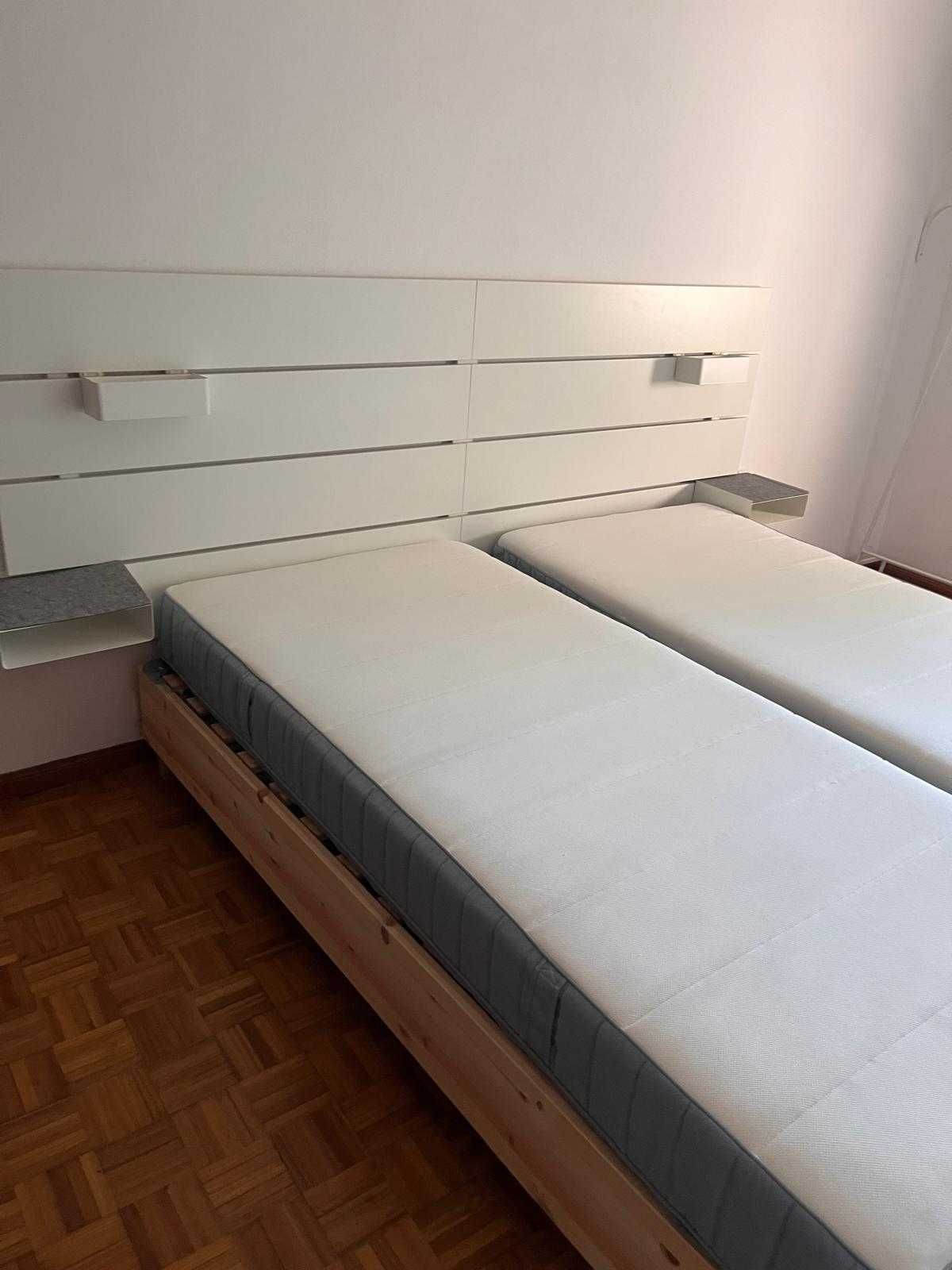 Cama solteiro de Pinho  - 2 - 50 cada