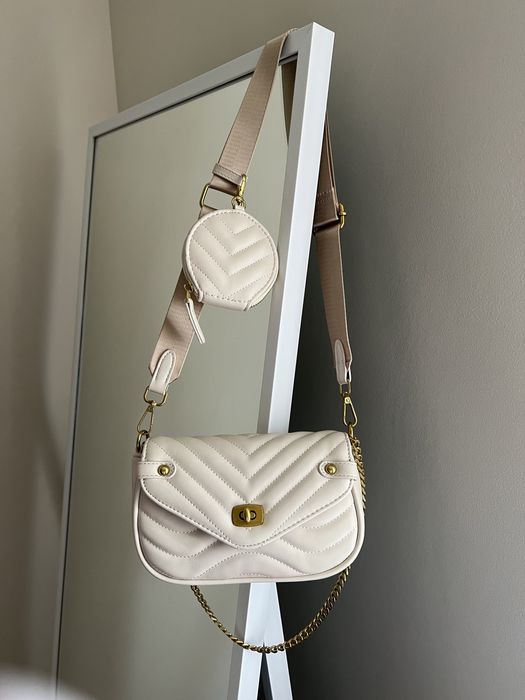 РАСПРОДАЖА! Бежева сумочка по типу Louis Vuitton