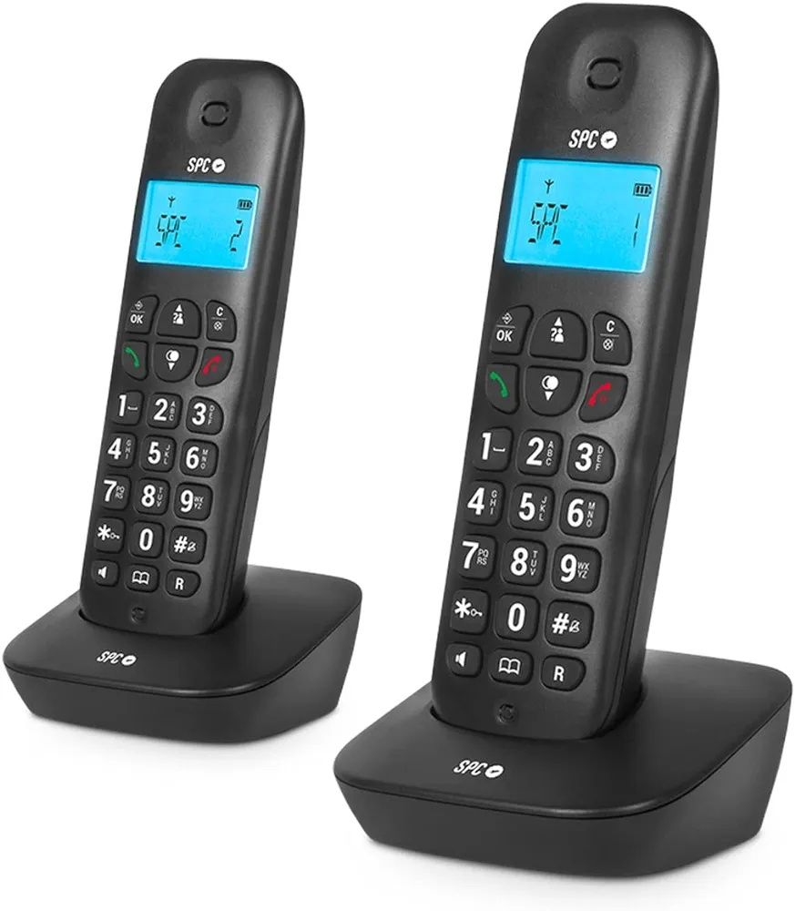 Bezprzewodowe telefony stacjonarne Spc Air Duo