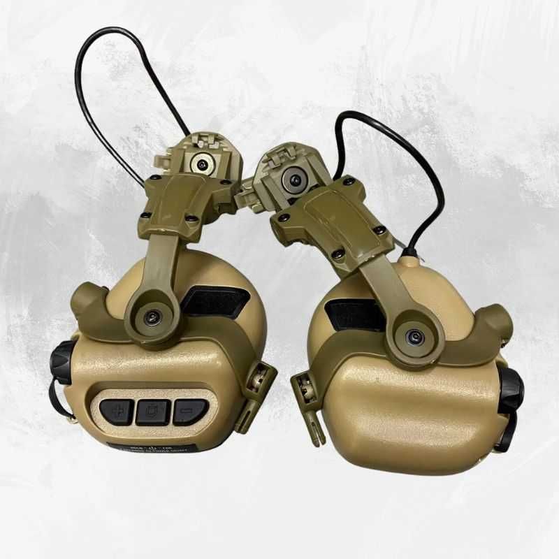 Военная Каска Fast Tor с EARMOR M31 Військовий Шолом NIJ 3A