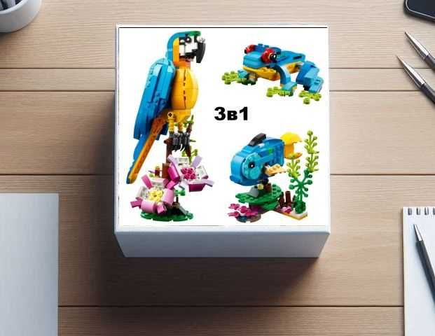 Конструктор папуга 3в1 235дет попугай Креатор creator сумісн Лего Lego