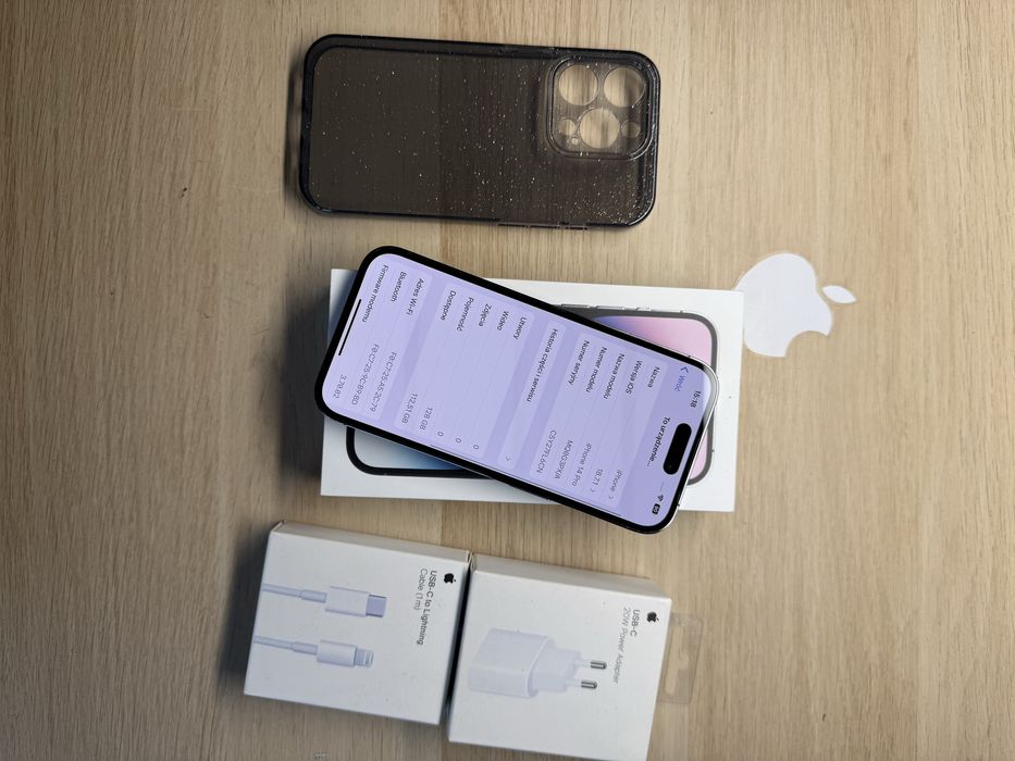 iPhone 14 Pro 128gb fioletowy bateria 100% komplet