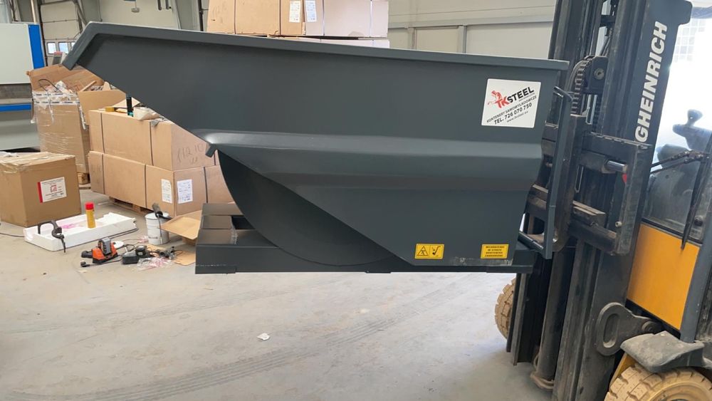 Kontener 1.3m3 #3 kontener samowyładowczy koleba, koliba, kołyska