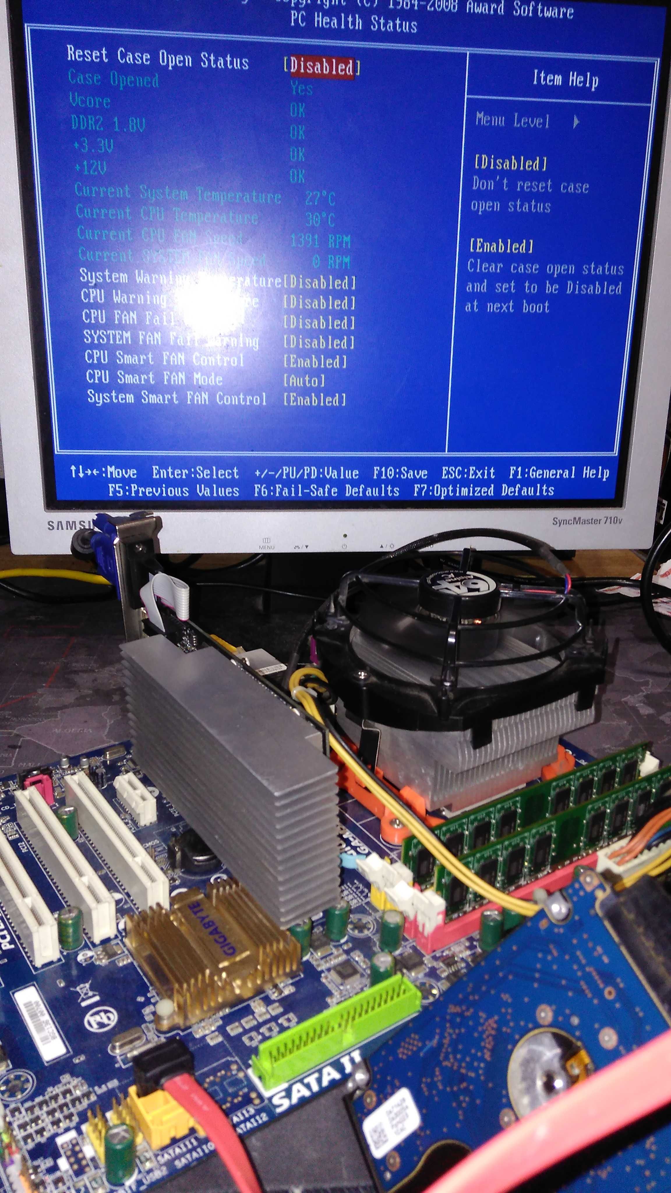 Procesor AMD phenom X4 9550 wraz z płytą główną GIGABYTE