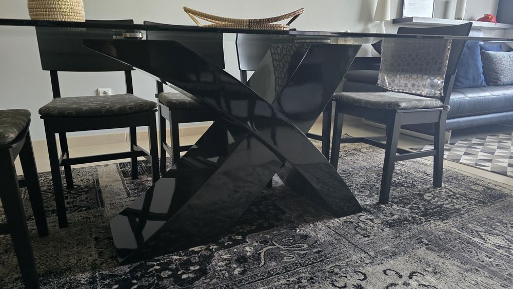 Mesa de vidro 1 mt X 2 mt