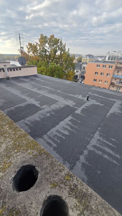 Malowanie dachów, krycie papą, mycie elewacji!