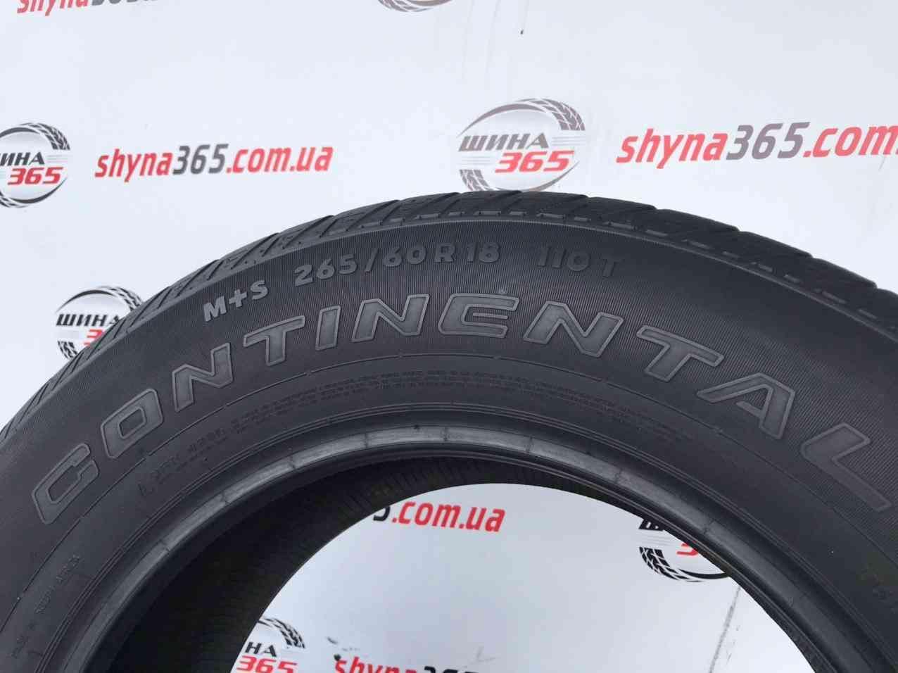 шини бу літо 265/60 r18 continental crosscontact lx 6mm