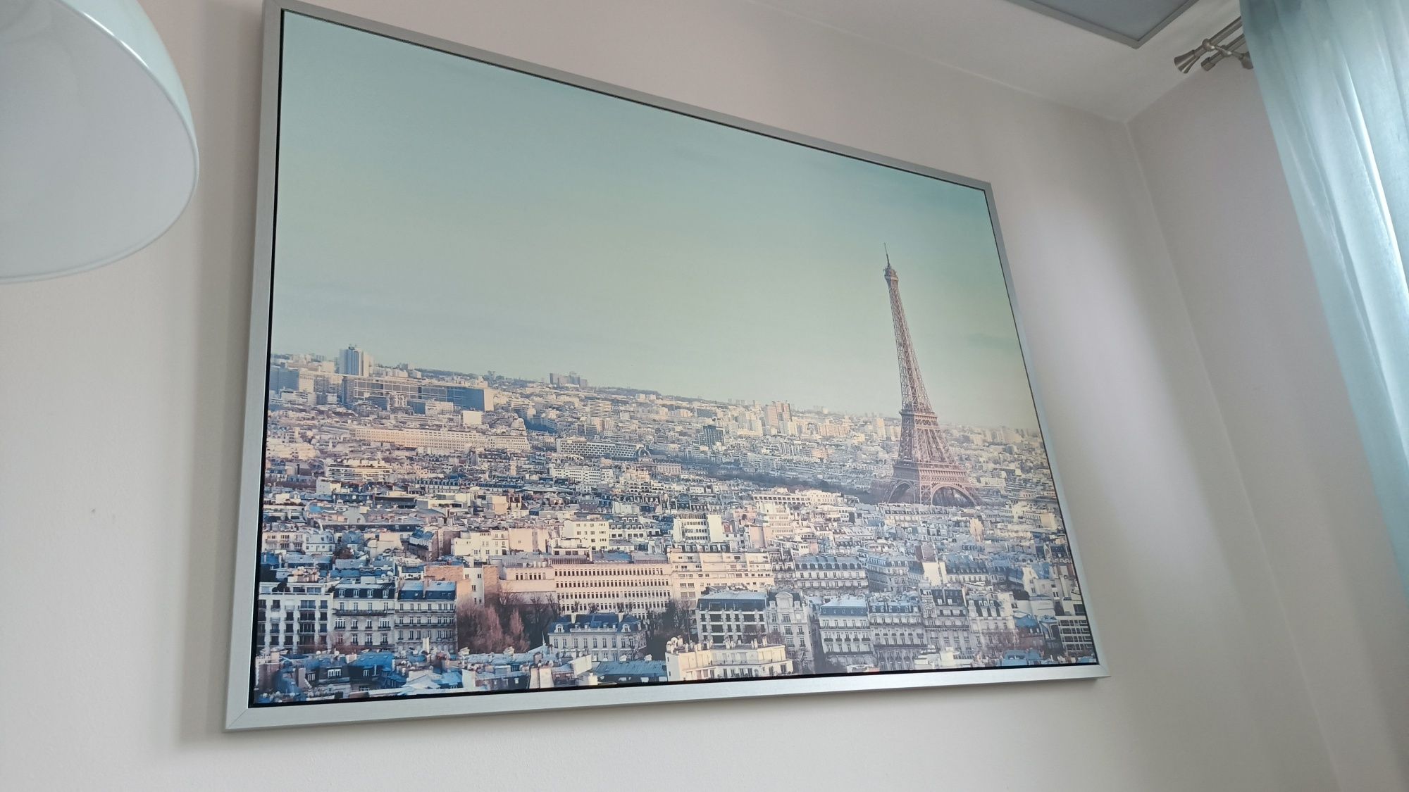 IKEA Vilshult Obraz Duży 140 x 100 cm rama aluminiowa Ścienny Paryż