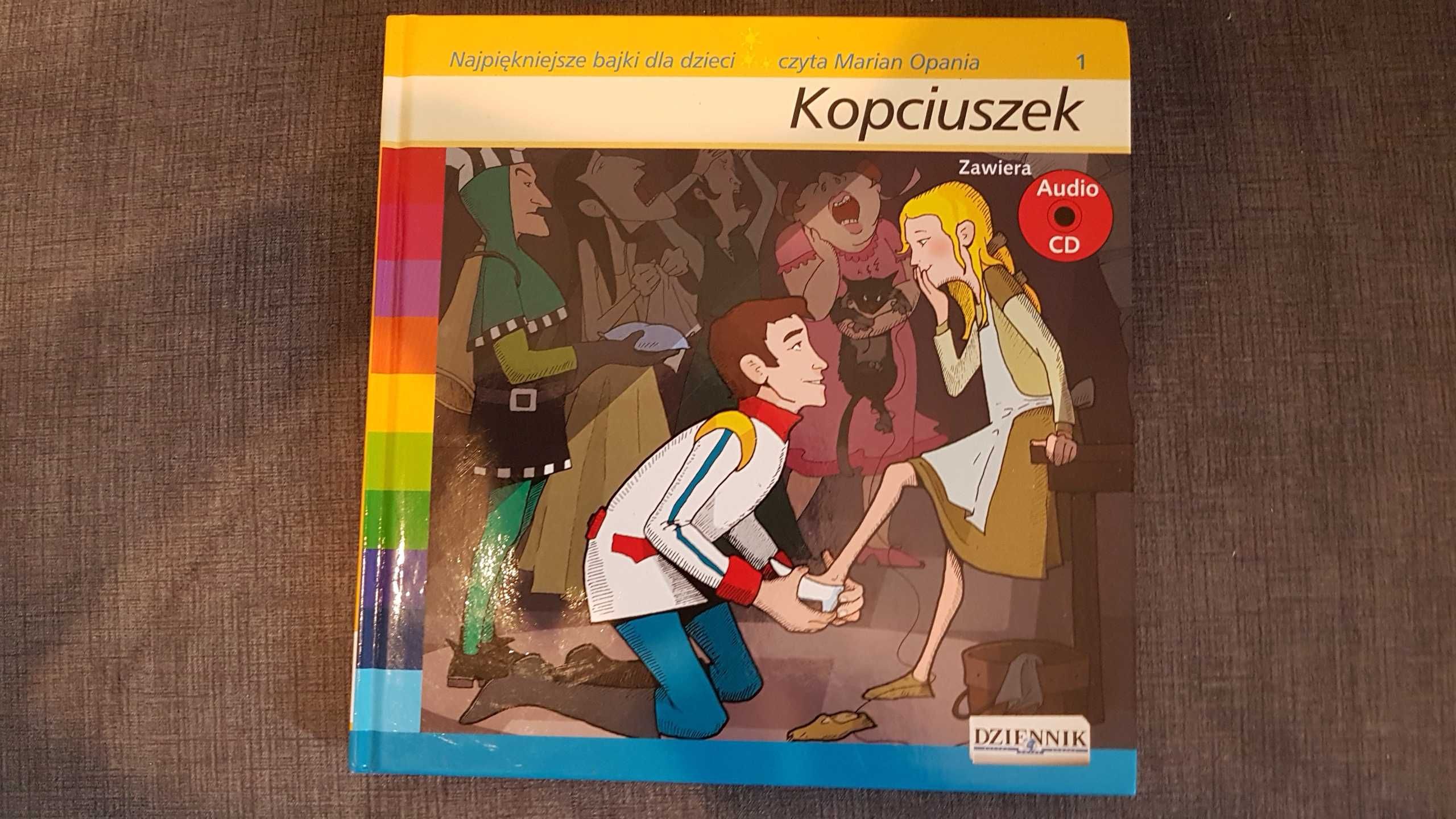 Kopciuszek bajki dla dzieci + CD Audio czyta M. Opania