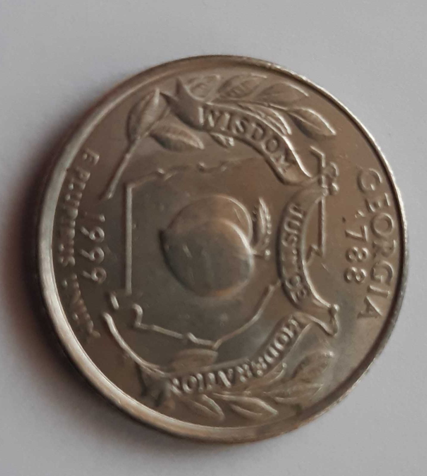 Moneta USA QUARTER DOLLAR 1999 P - STAN GEORGIA - 25 centów - Piękna!