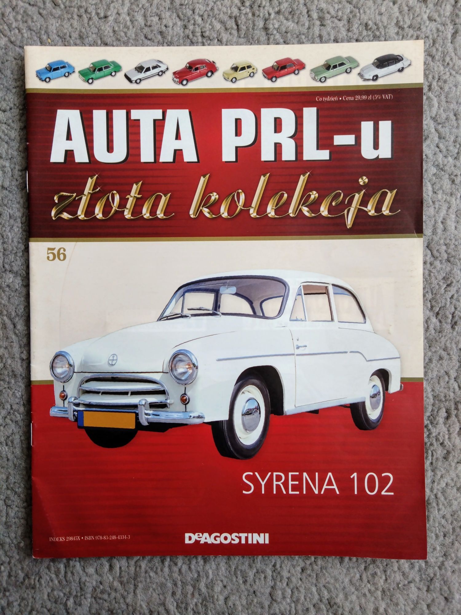 Kultowe Auta PRL Złota Kolekcja nr 56 - Syrena 102