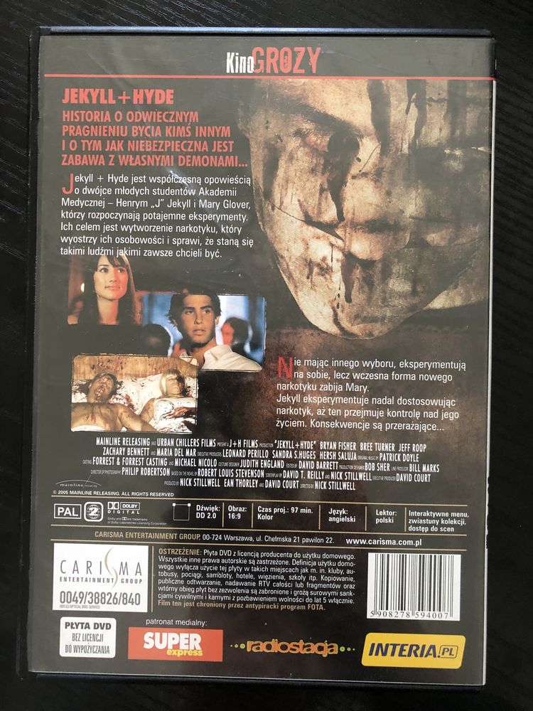 Film DVD Jekyll + Hyde