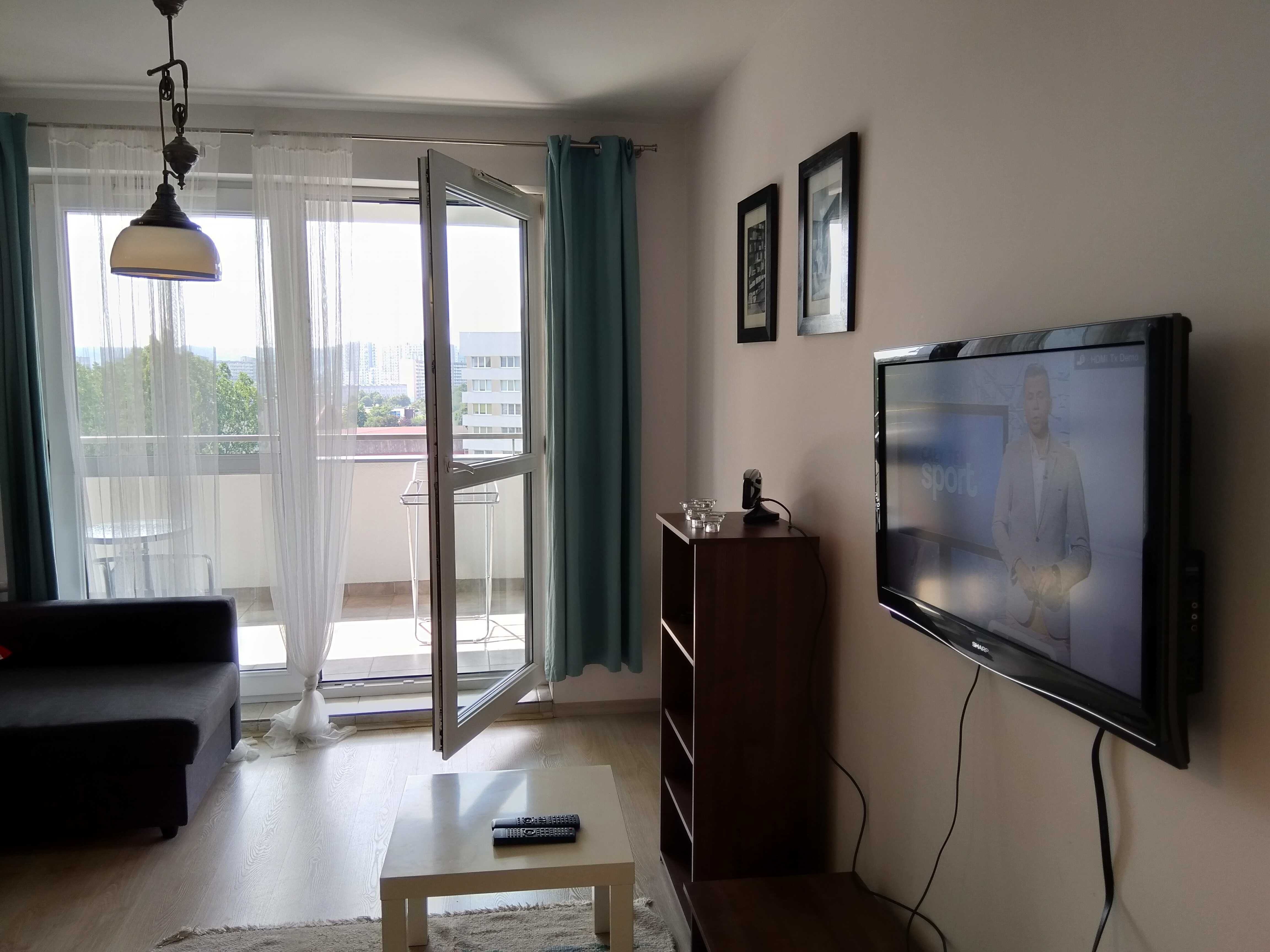 Apartament nad morzem w Gdańsku z dużym balkonem.