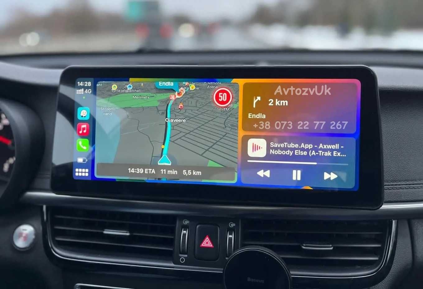 Магнитола OPTIMA Kia K5 GPS К5 Оптима 2 дин Дисплей CarPlay Android 13