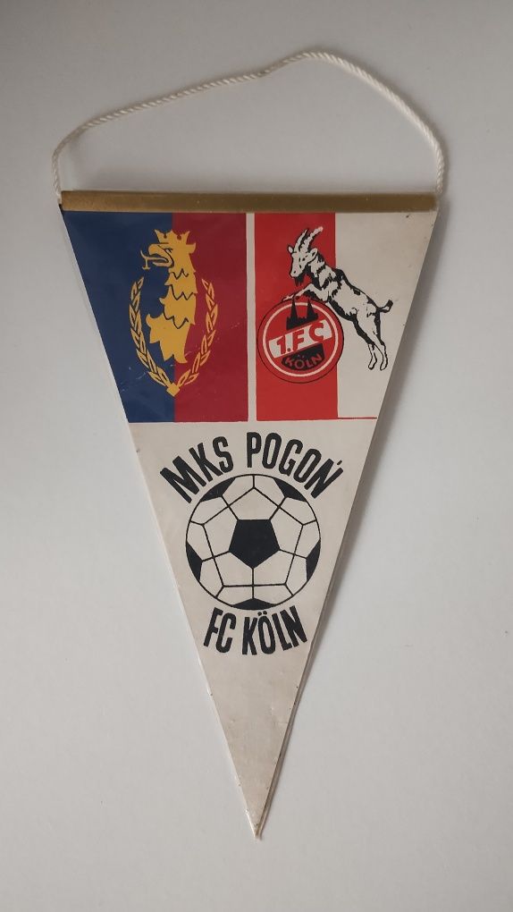 Proporczyk Pogoń Szczecin -Fc Köln 1984