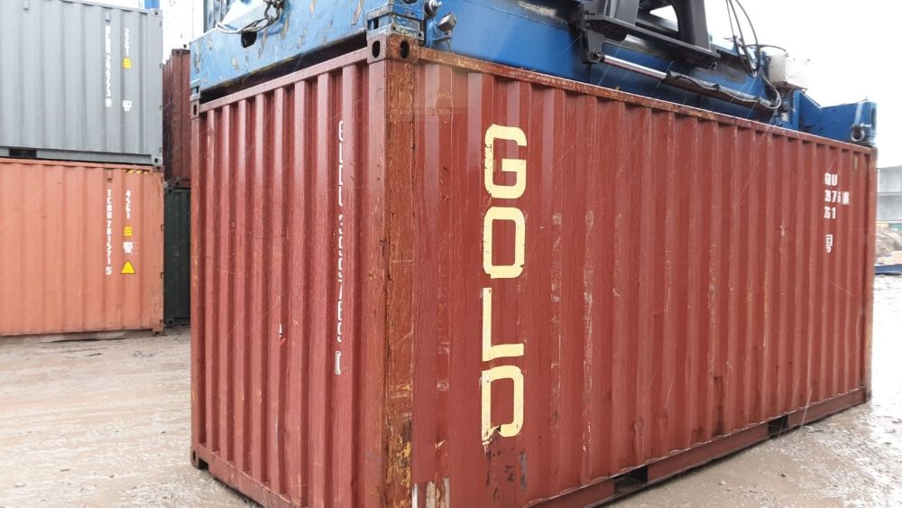 Kontener 20'DC magazynowy - 6 metrowy Kontenery budowa garaż blaszak