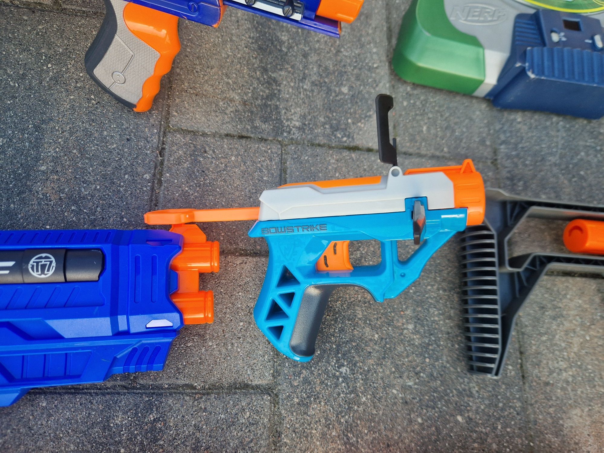 Mega XXL NERF Snajperka Longstrike CS-6 5xKarabin 5xPistolet 4×Tarcza