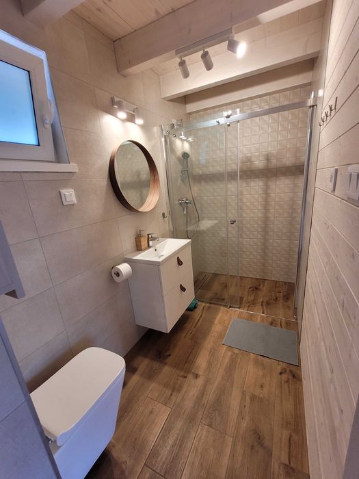 Domek z balią z jacuzzi, sauna ,las, jezioro,wolne 21-23.12 i Święta