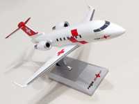Ambulance jet Bombardier Challenger Swiss Air Rega модель самолёта