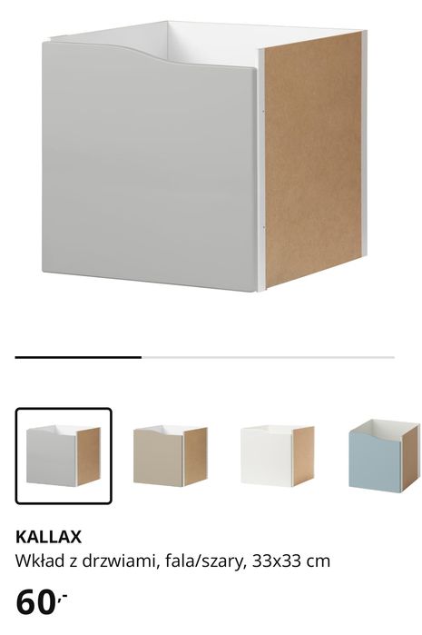 IKEA kallax wkład z drzwiczkami 8 szt.