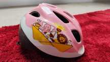 Kask rowerowy dziecięcy B-Twin różowy